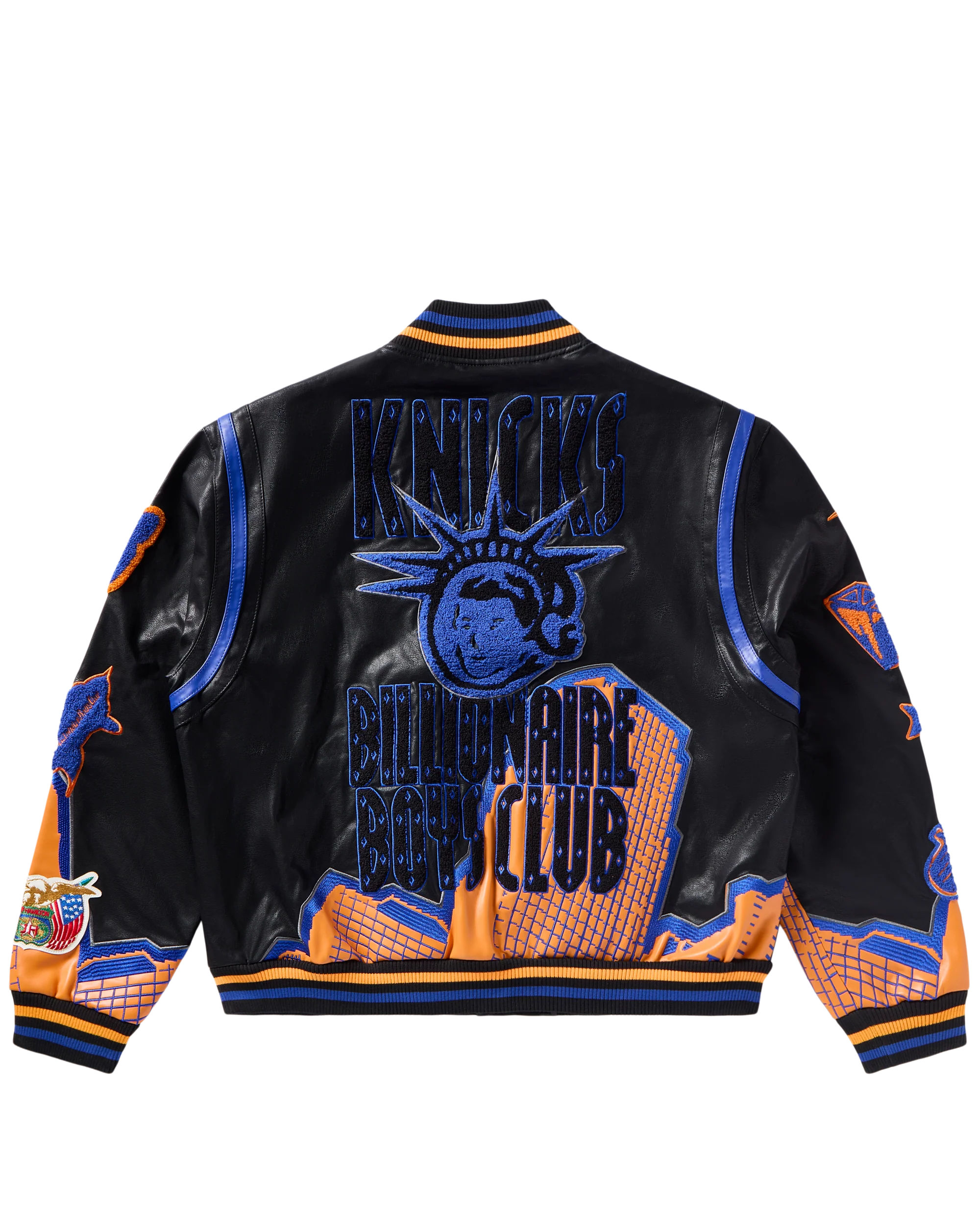 BBC X Jeff Hamilton Knicks Varsity Jacket - Image 2