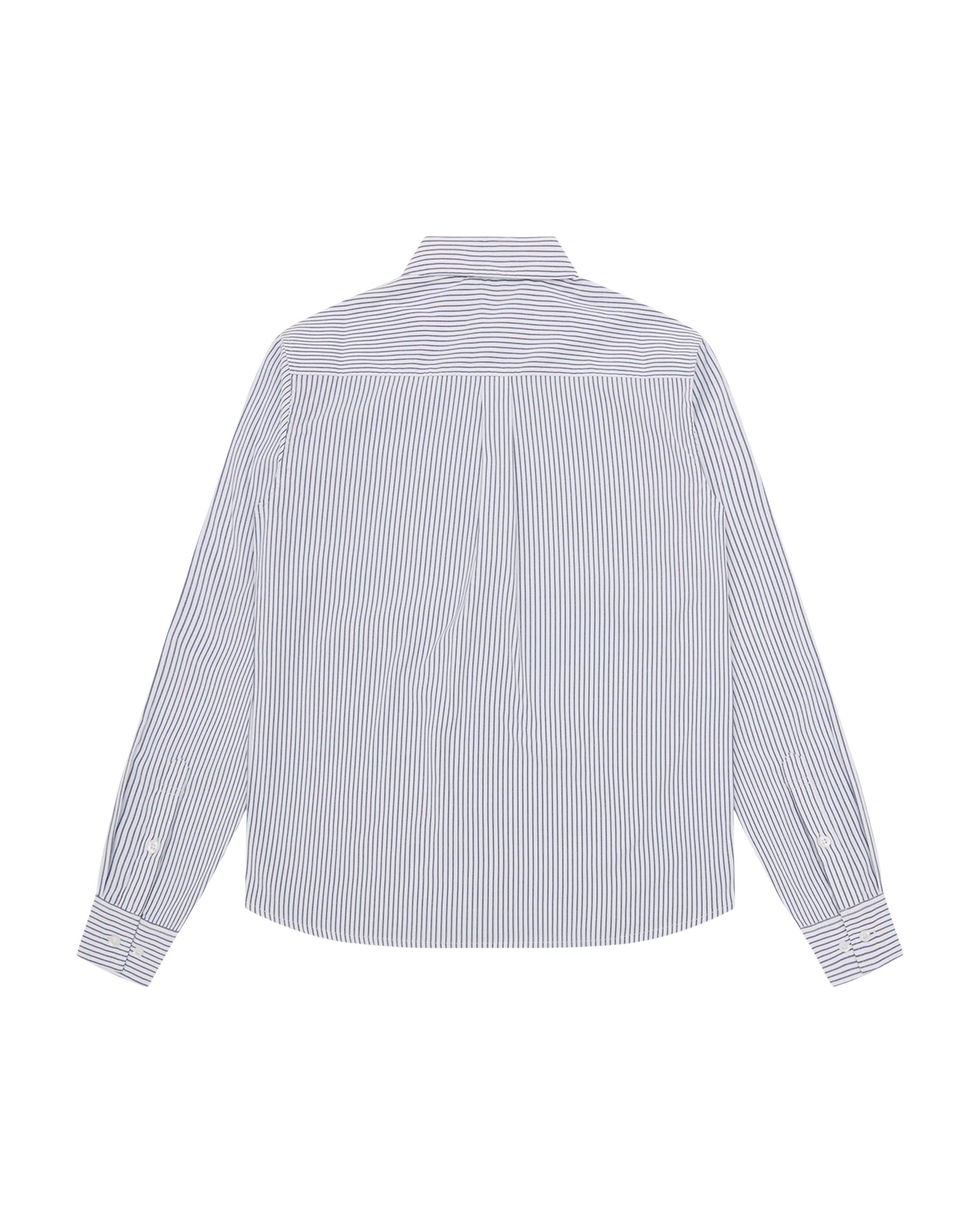 Burst Camo Half Print Poplin Stripe Shirt - Image 3