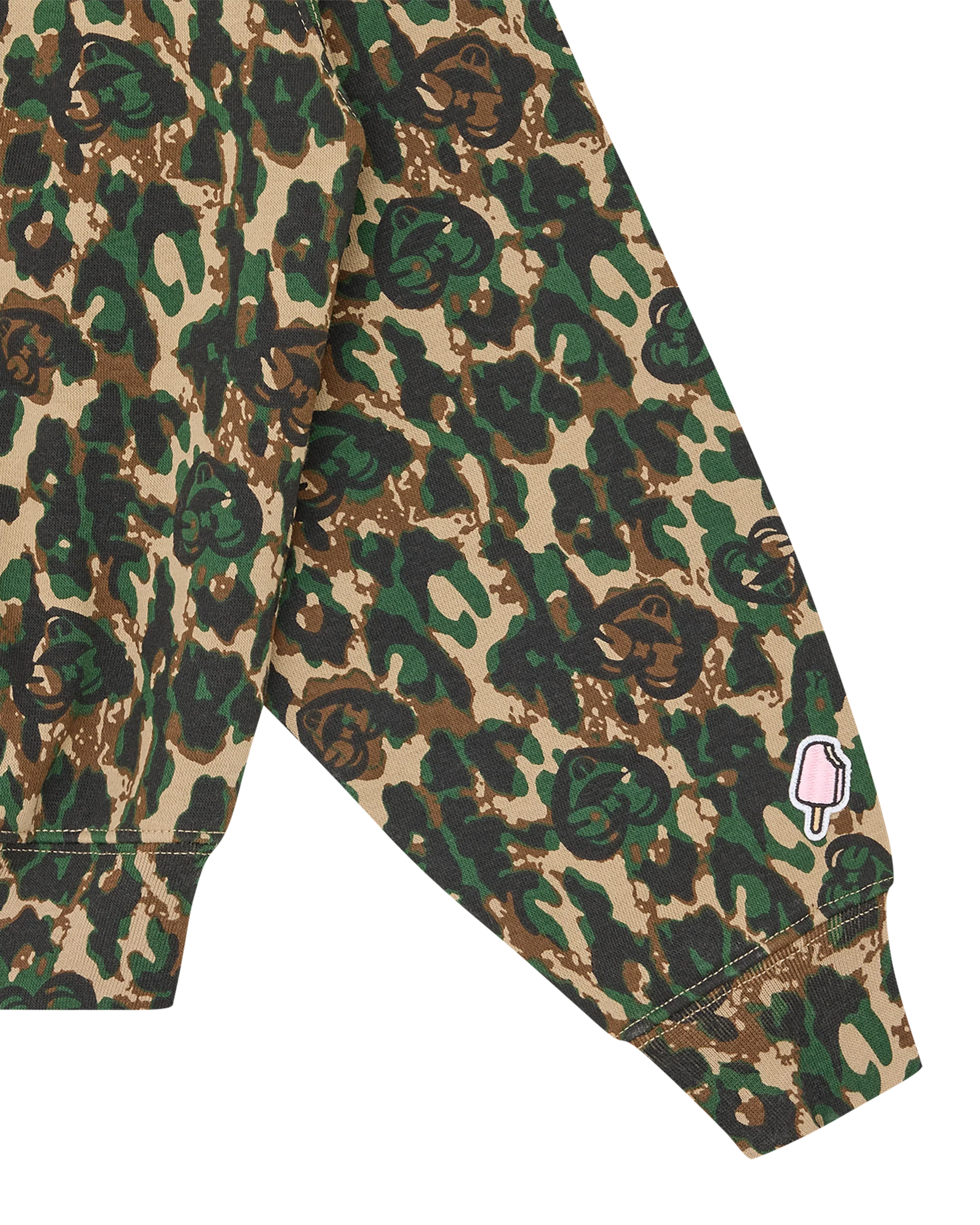 Womens Camo Zip Through Hood - Image 4