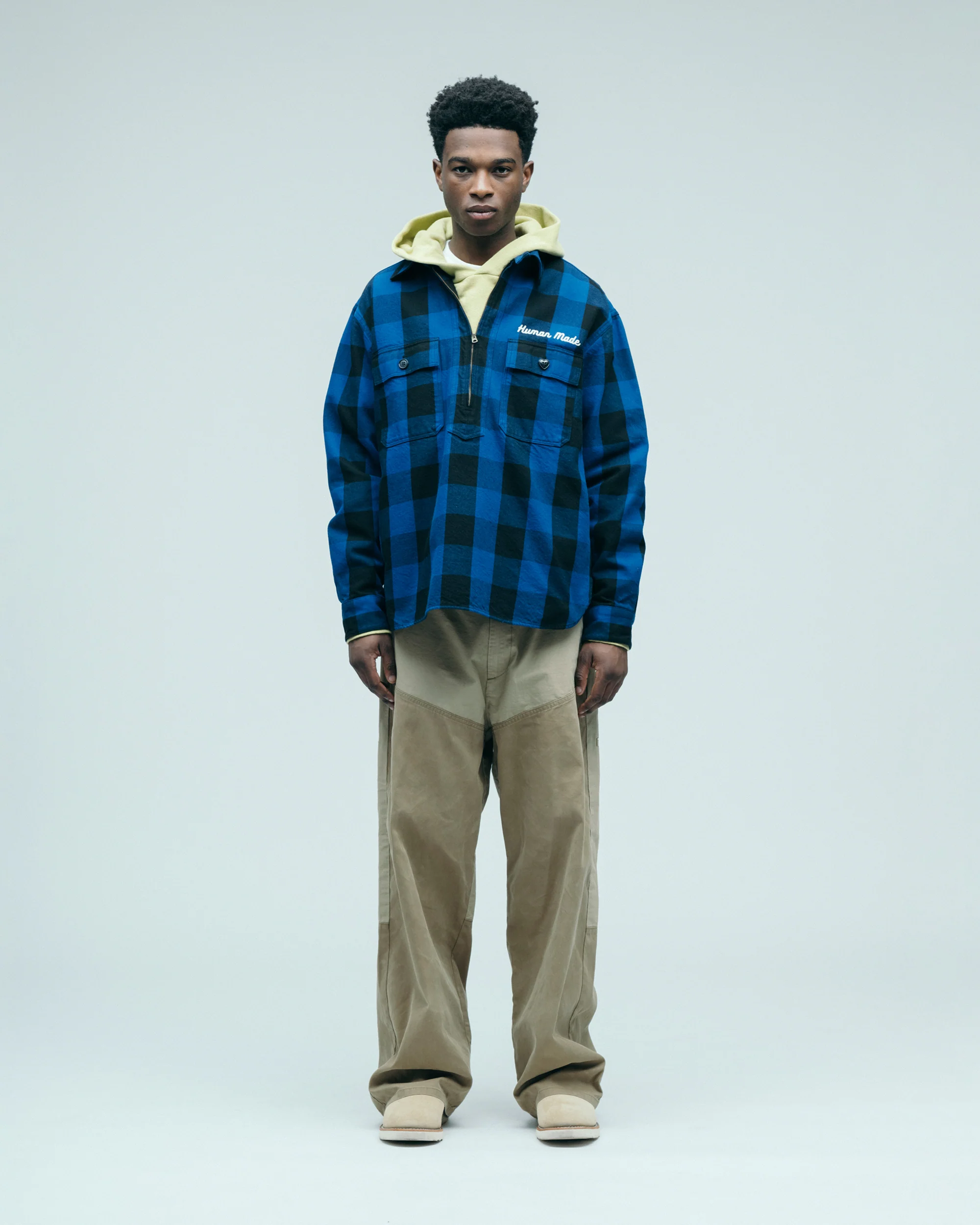 Check Half-Zip Shirt - Image 3