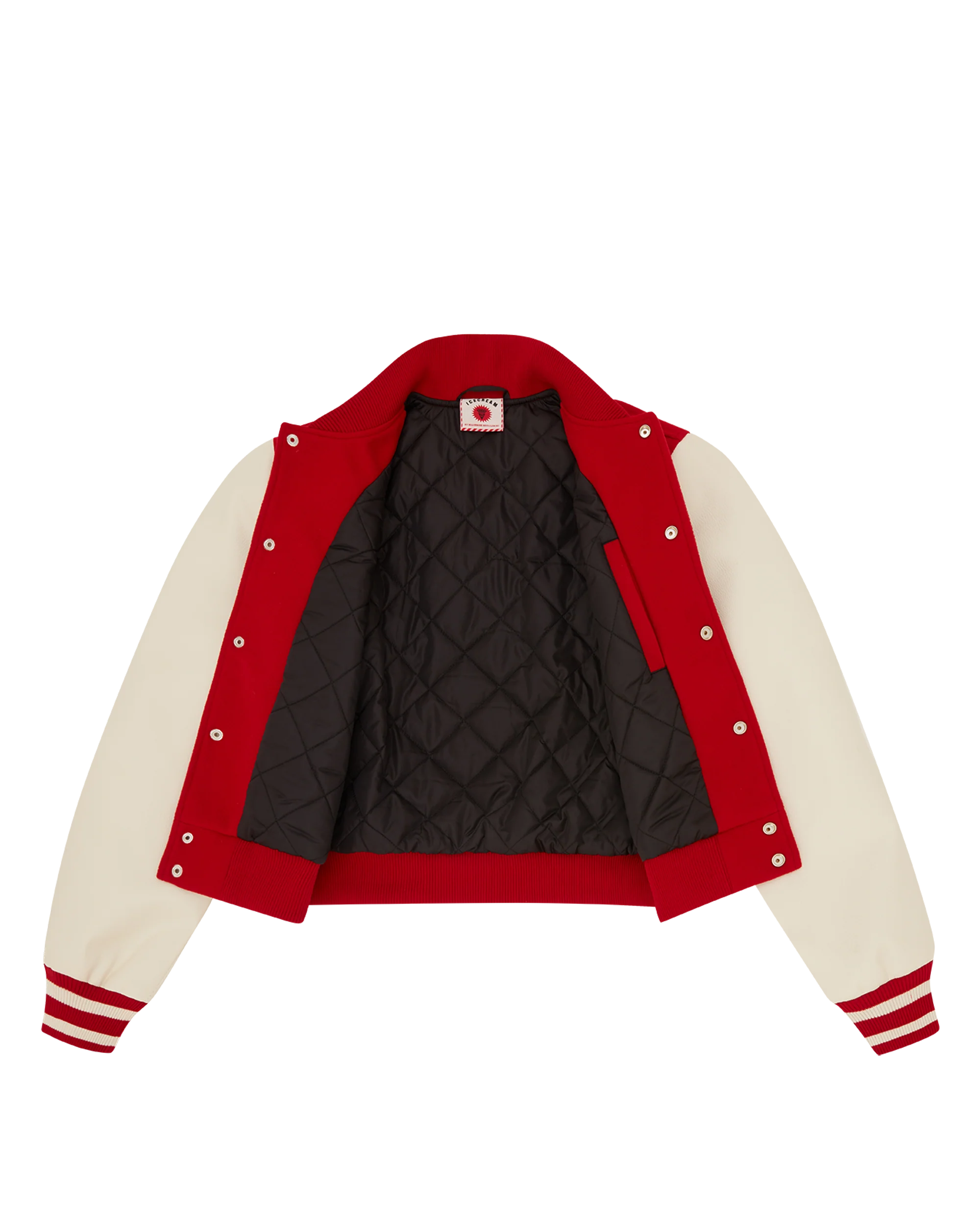 Womens Cherry Varsity Jacket - Image 3