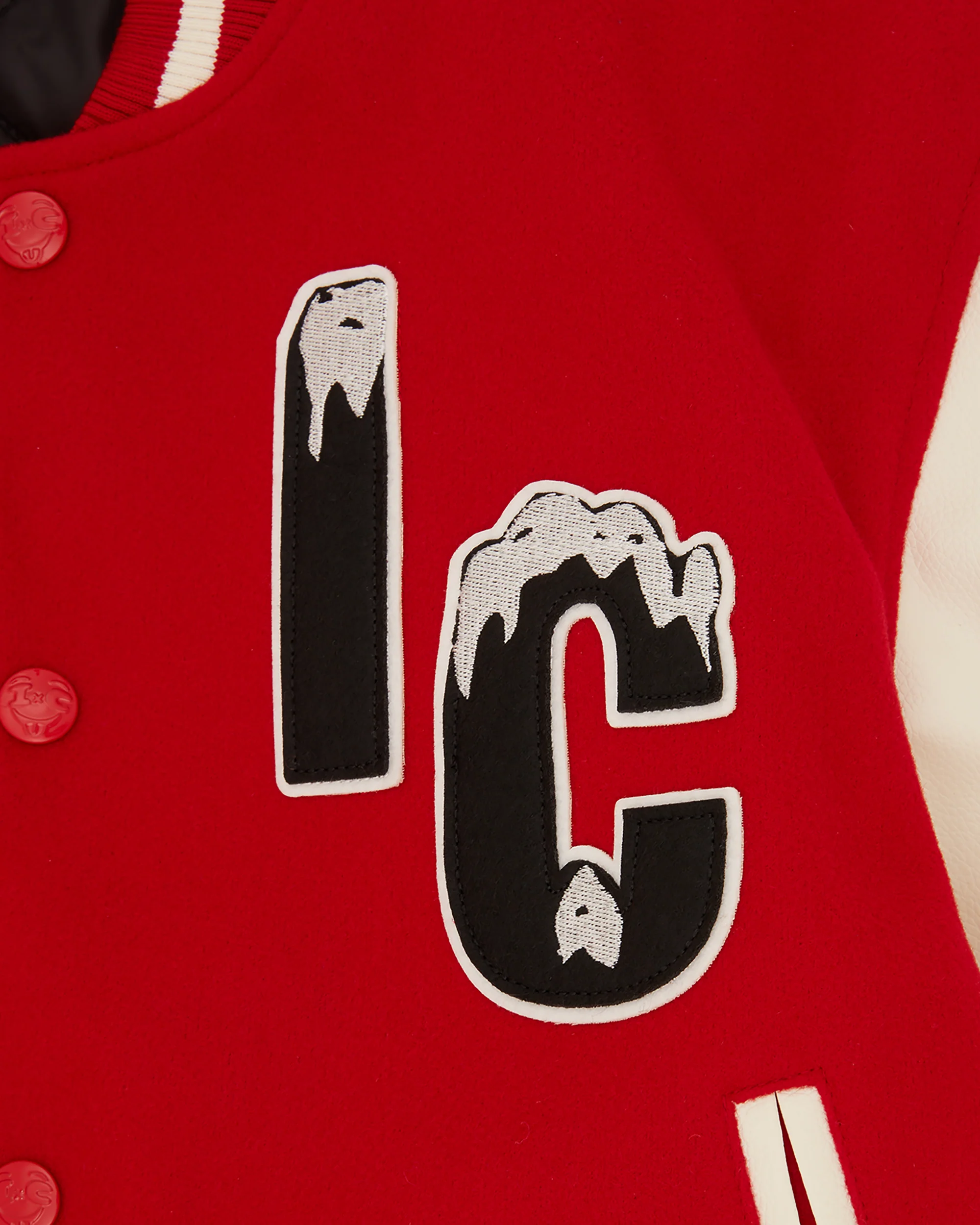Womens Cherry Varsity Jacket - Image 4