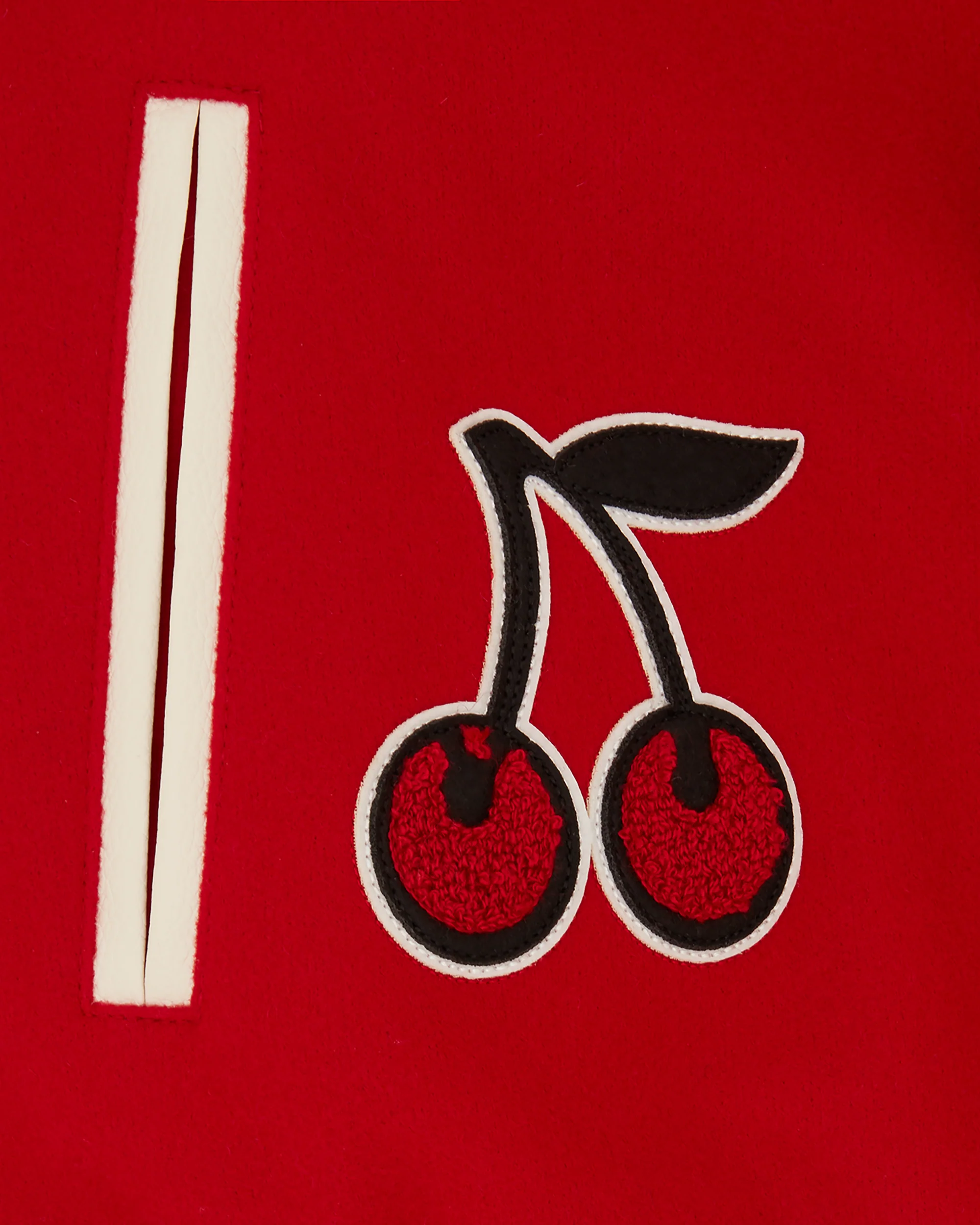 Womens Cherry Varsity Jacket - Image 5