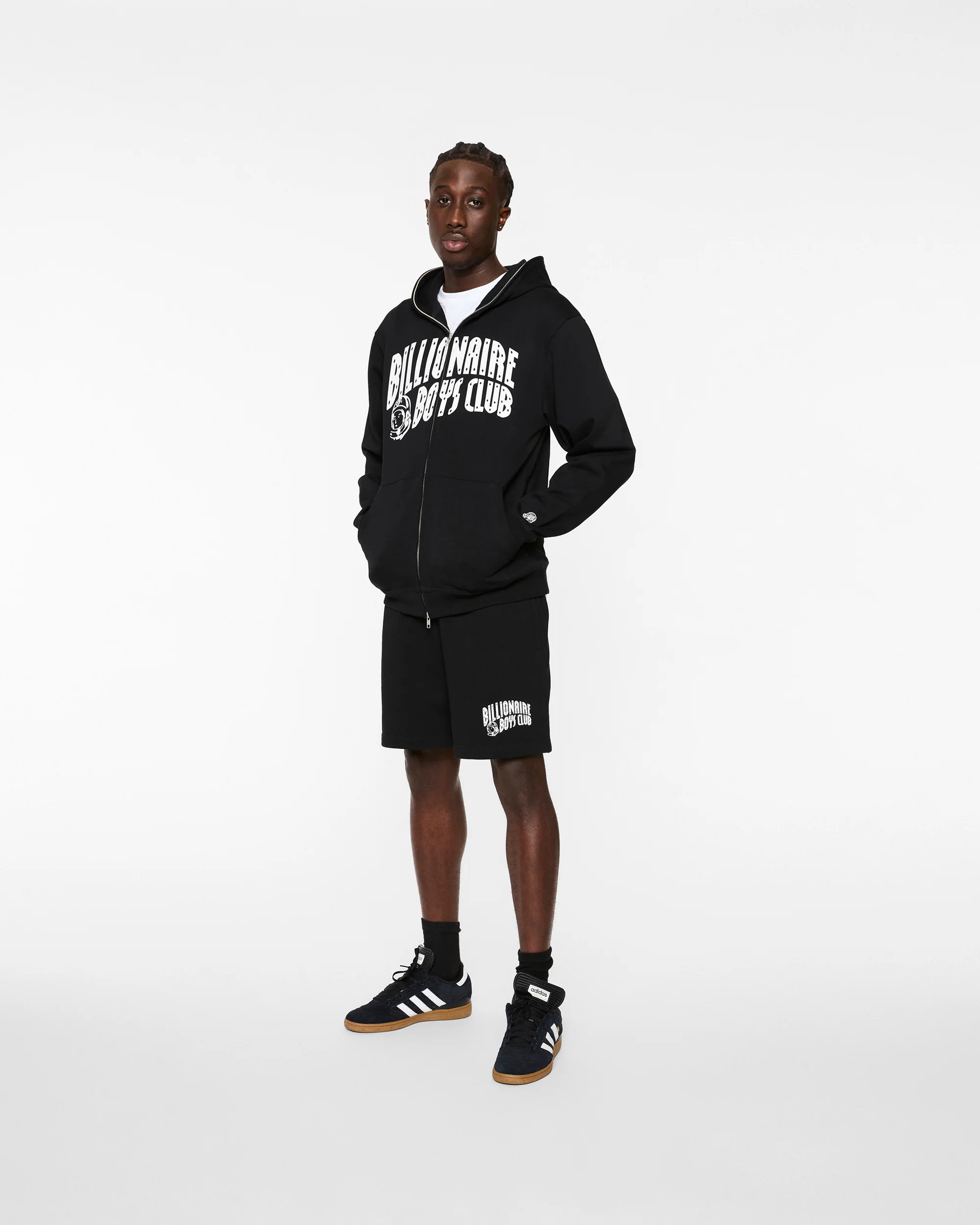 Classic Curve Logo Full Zip Hoodie - Image 3