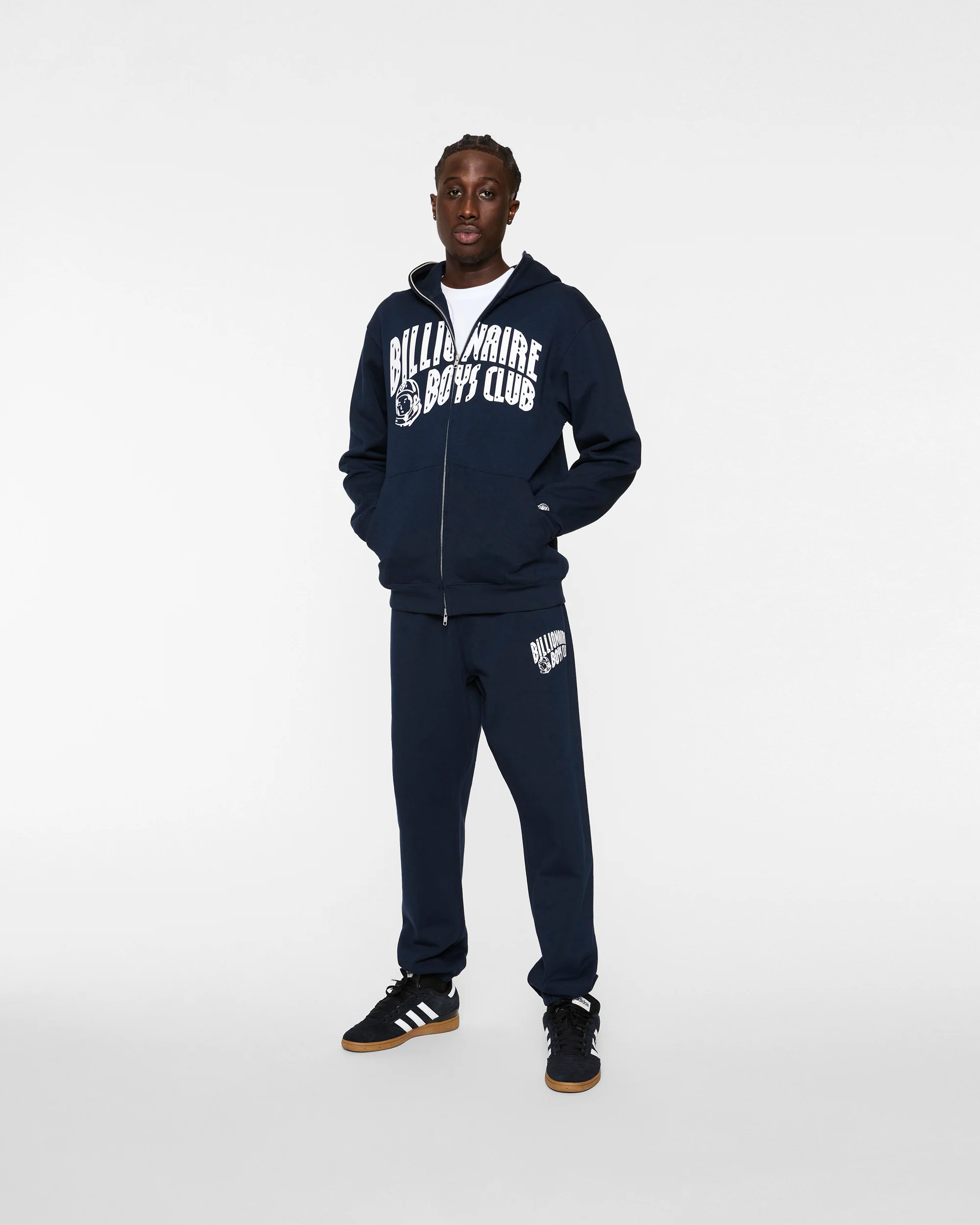 Classic Curve Logo Full Zip Hoodie - Image 3