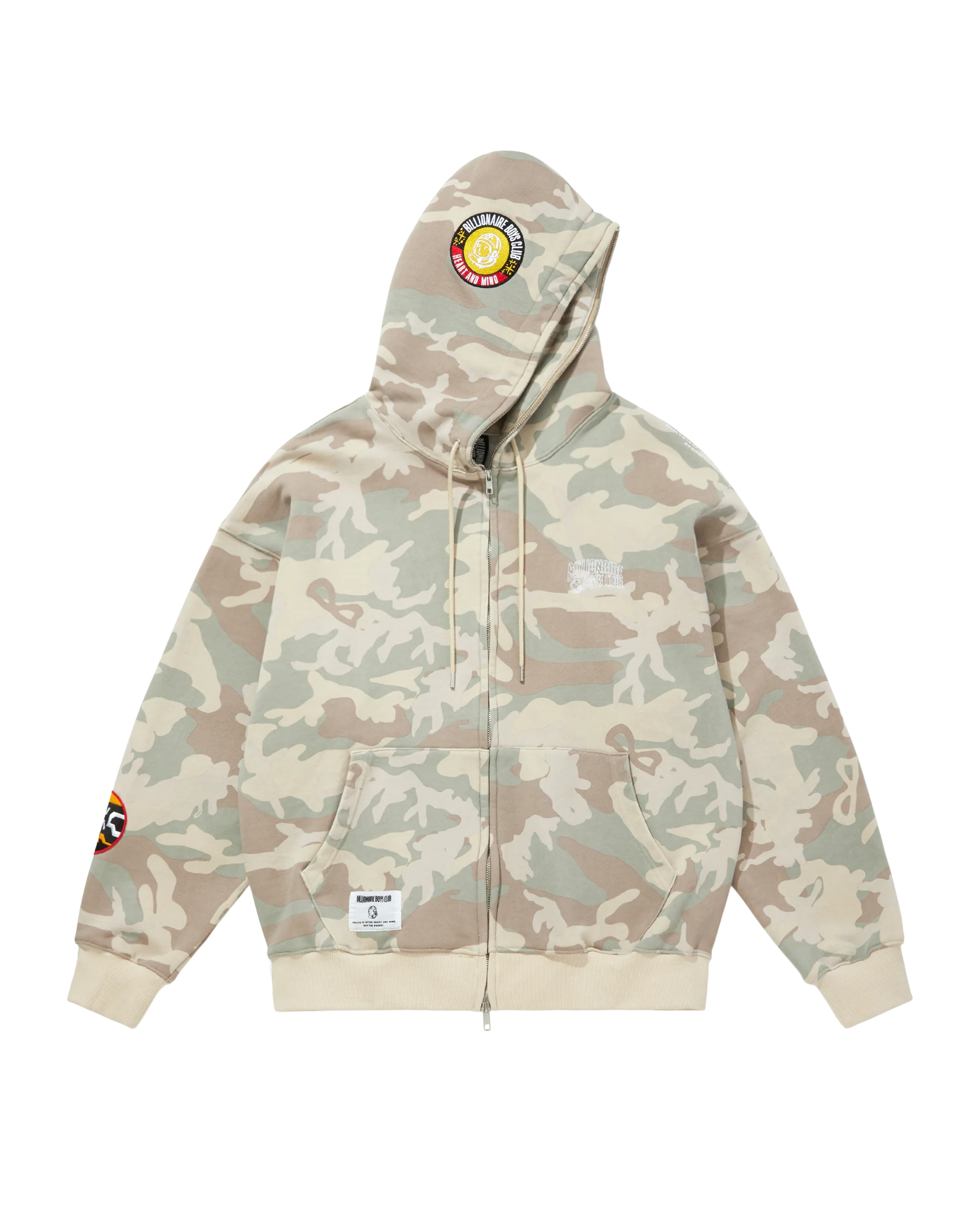 Cotton Full Zip Up Hoodie - Image 2
