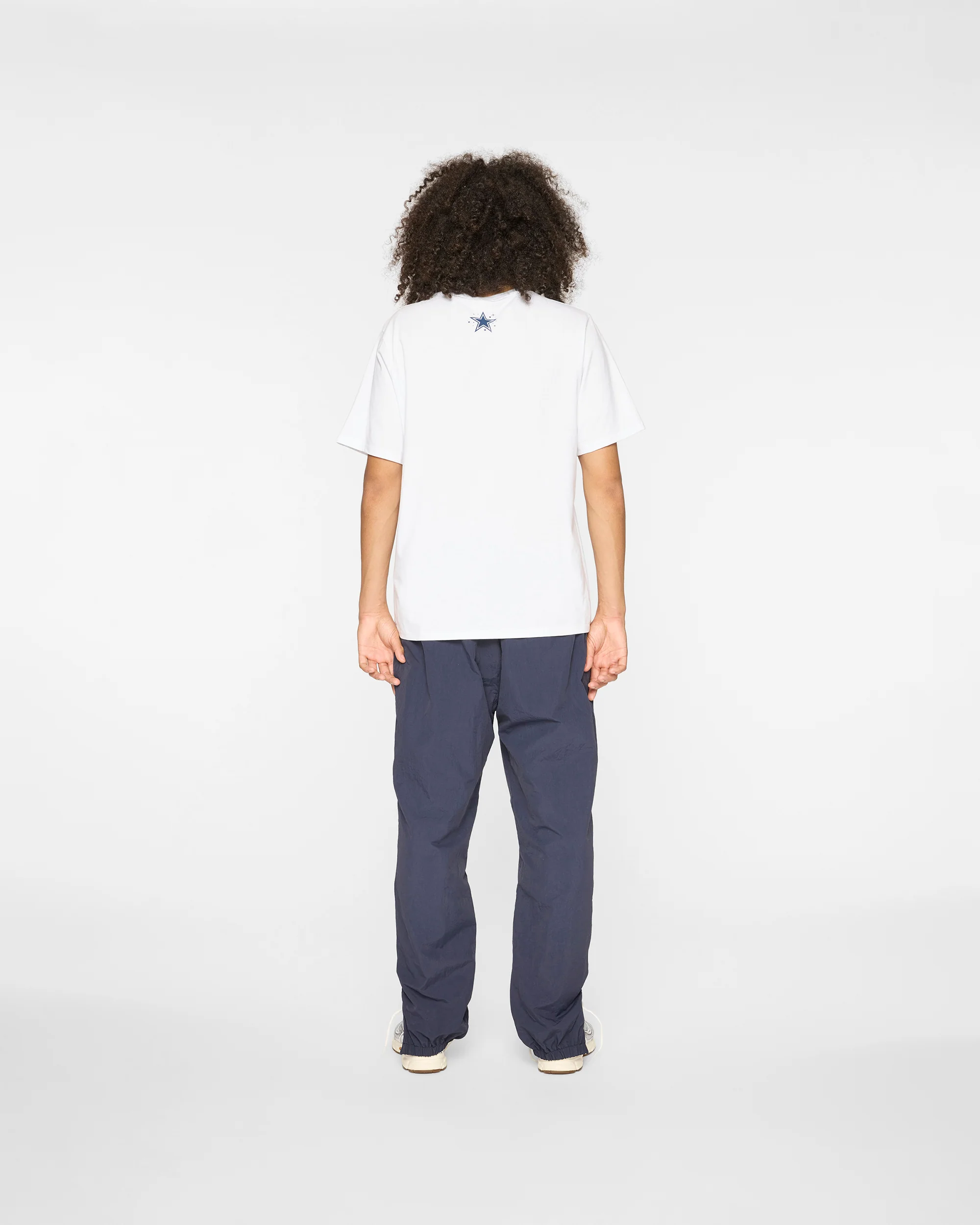 Dallas Cowboys Curve Logo SS White Tee - Image 4
