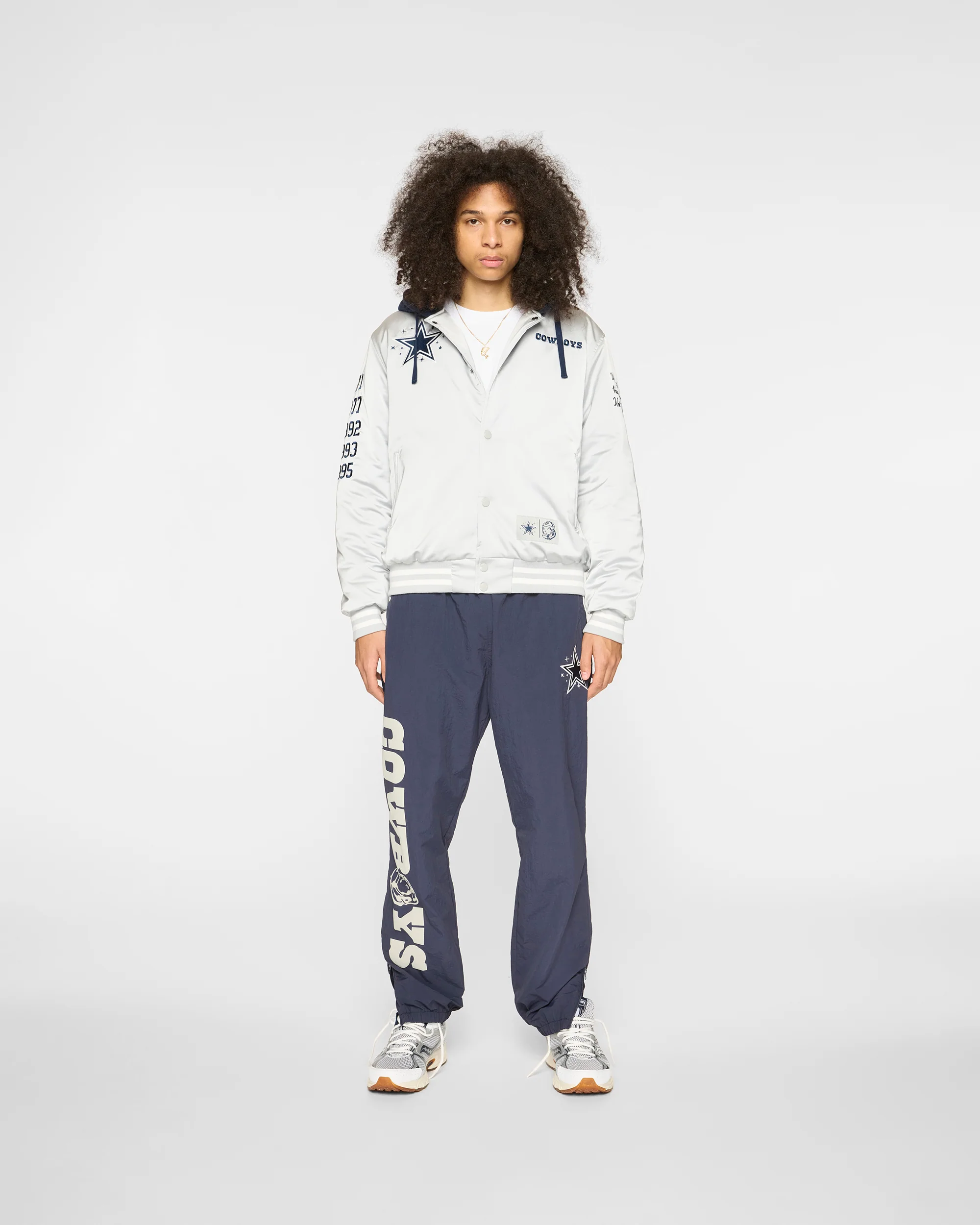 Dallas Cowboys Satin Jacket - Image 3