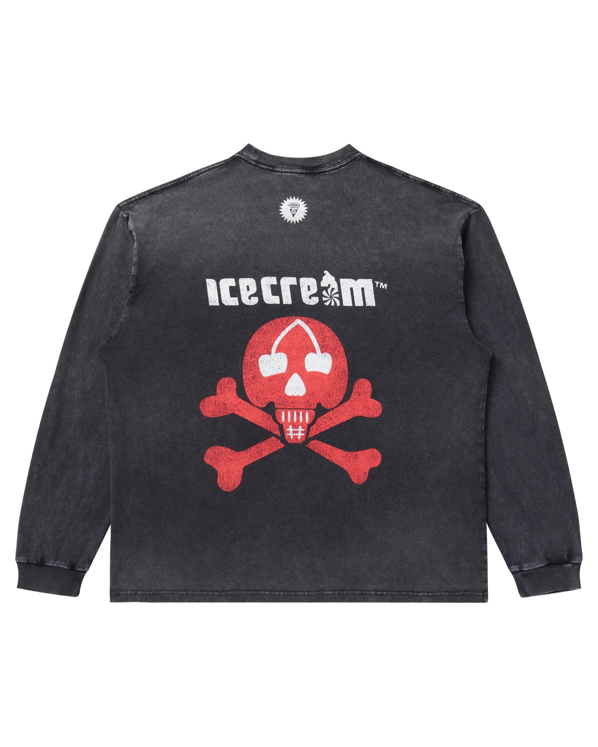 Damaged Cotton LS T-Shirt Icecream - Image 2