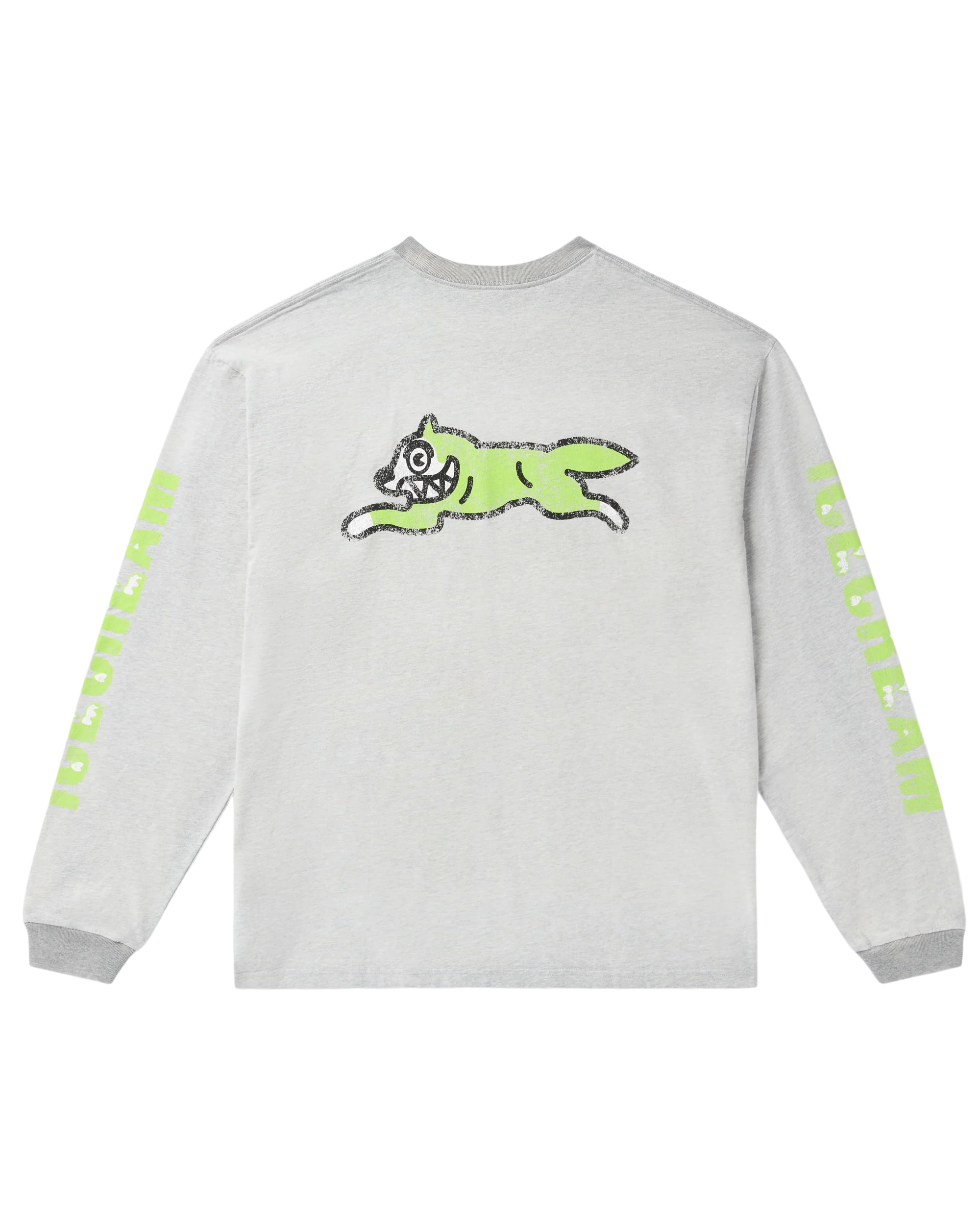 Damaged Cotton LS T-Shirt Running Dog - Image 2
