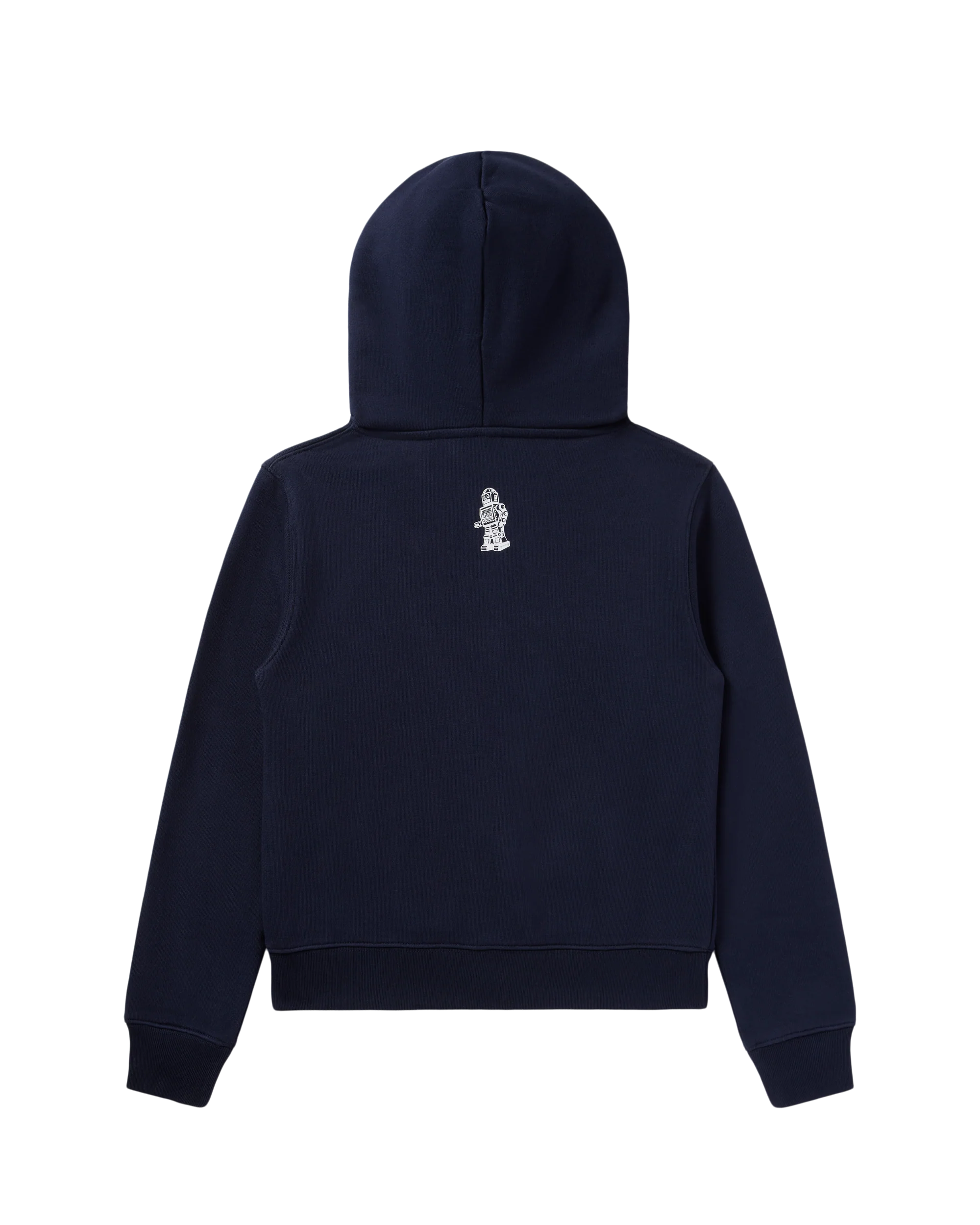 Kids Classic Curve Logo Zip Hoodie - Image 2