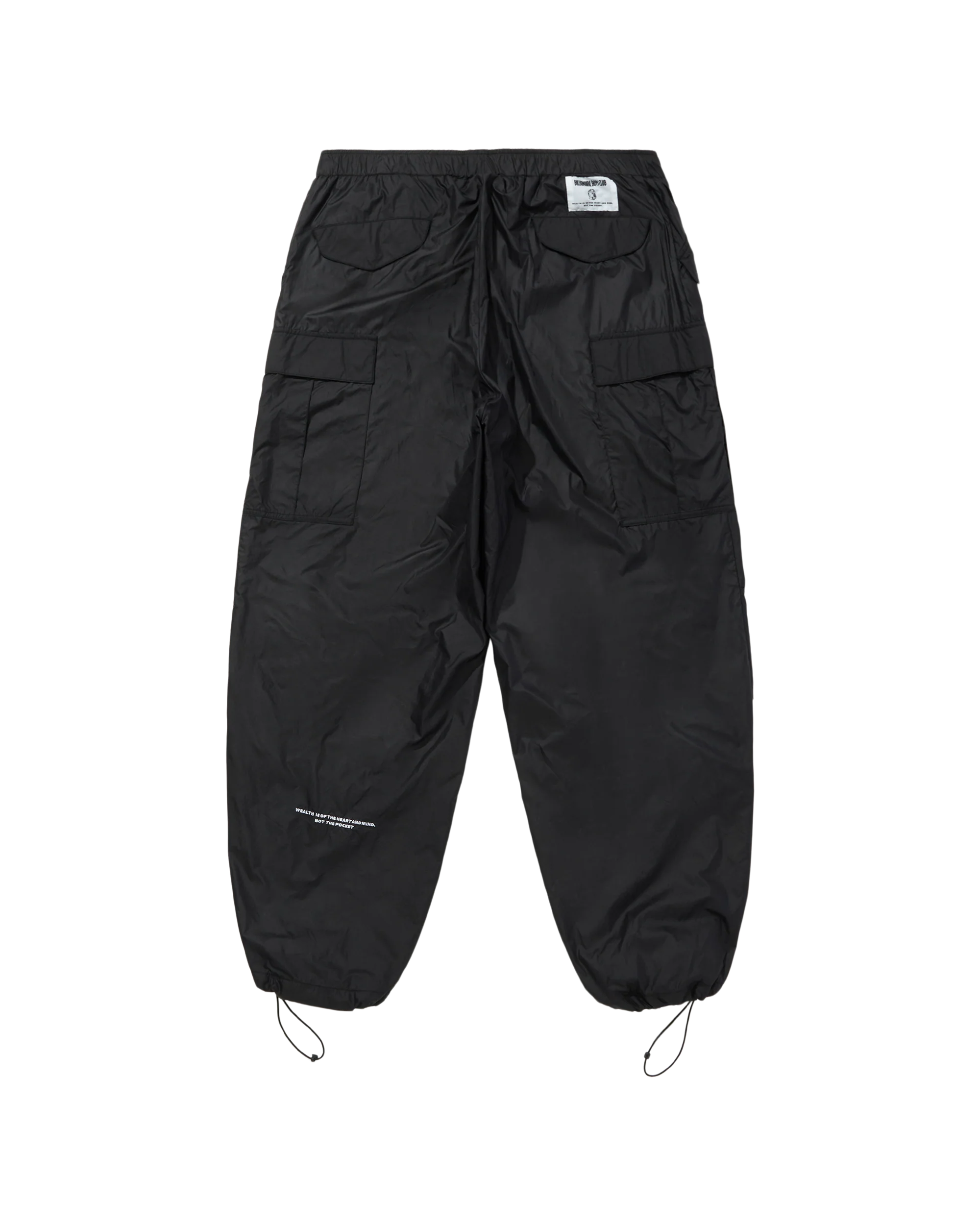 Nylon Wide Cargo Pants - Image 2