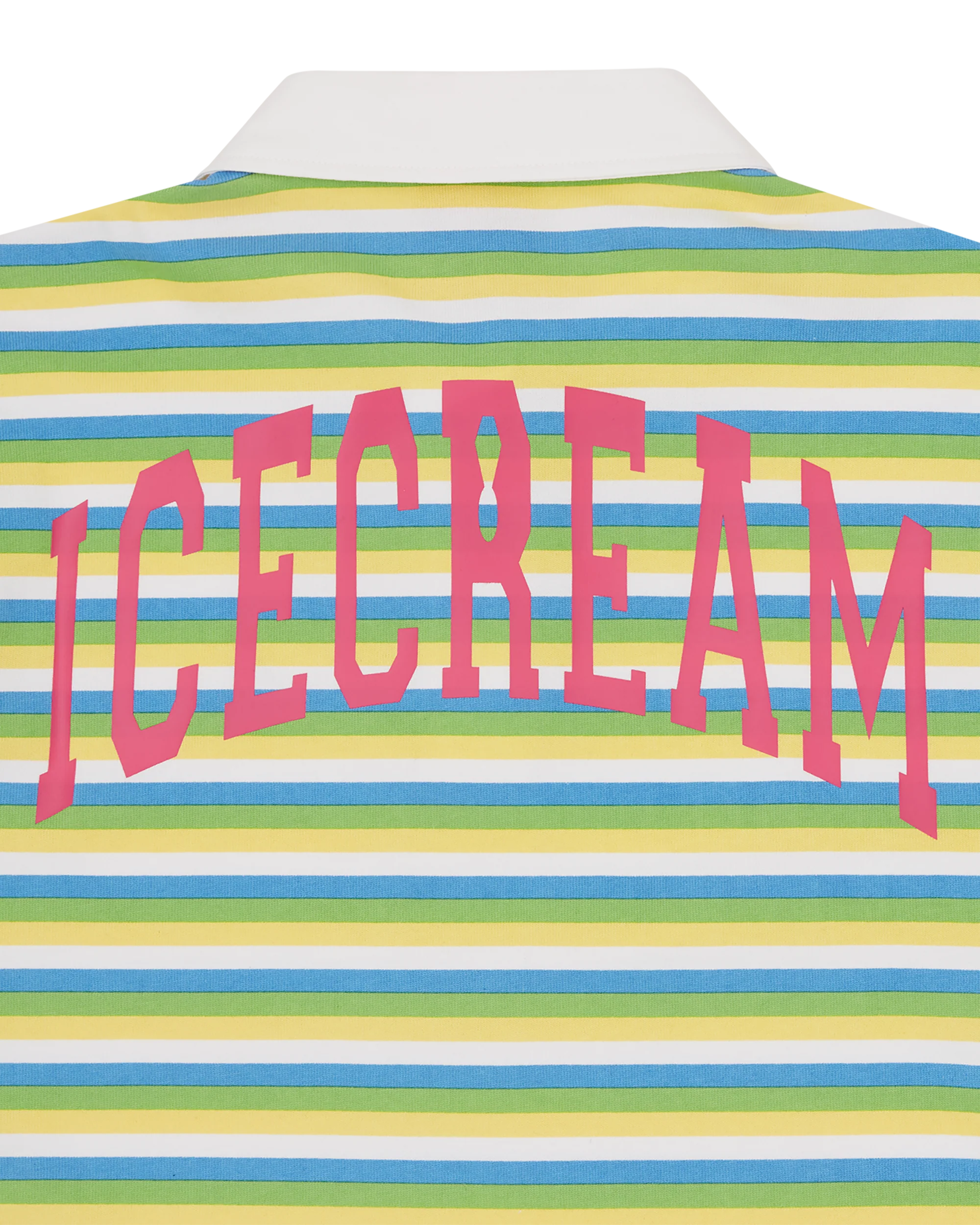 Womens Popsicle Striped Cropped Rugby Shirt - Image 6