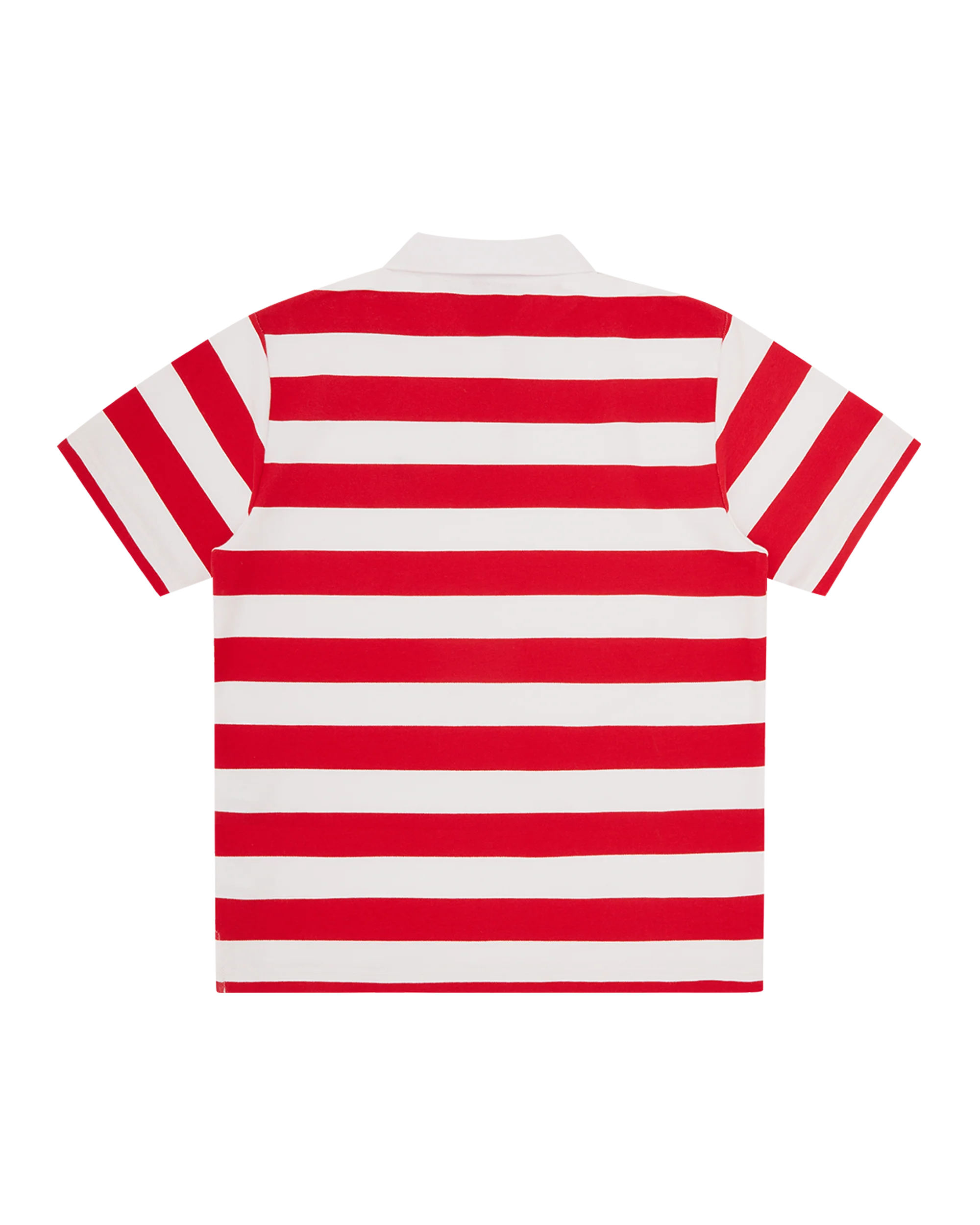 Womens Popsicle Striped Polo Shirt - Image 2