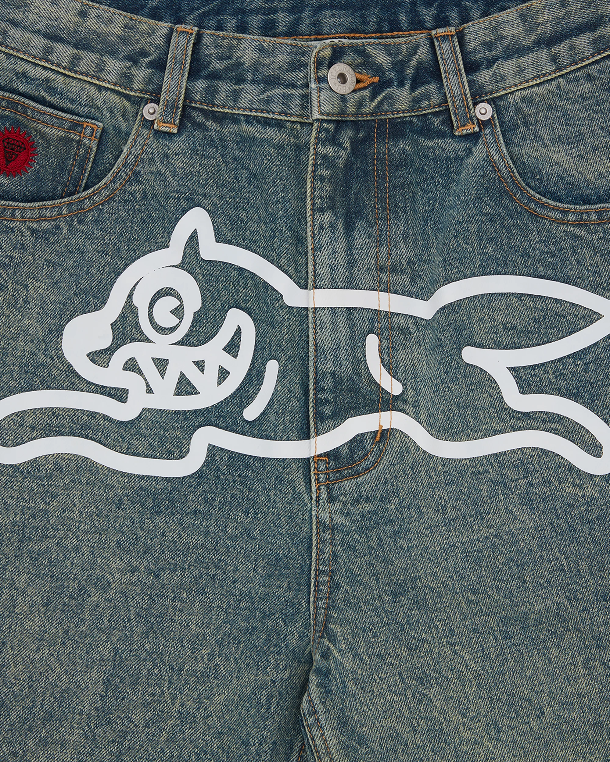 Running Dog Denim Shorts - Image 7