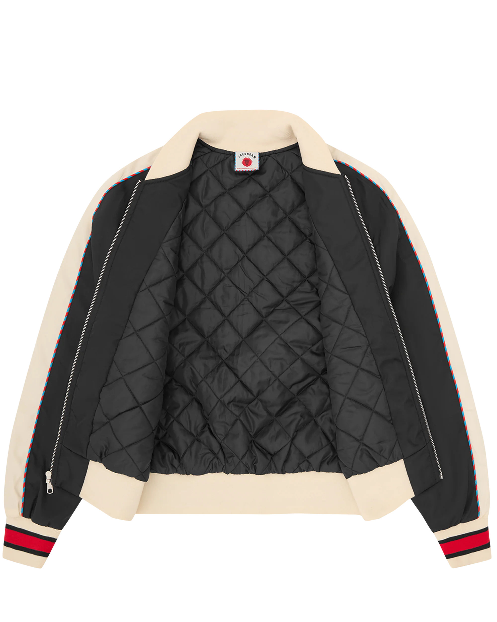 Running Dog Satin Bomber Jacket - Image 3