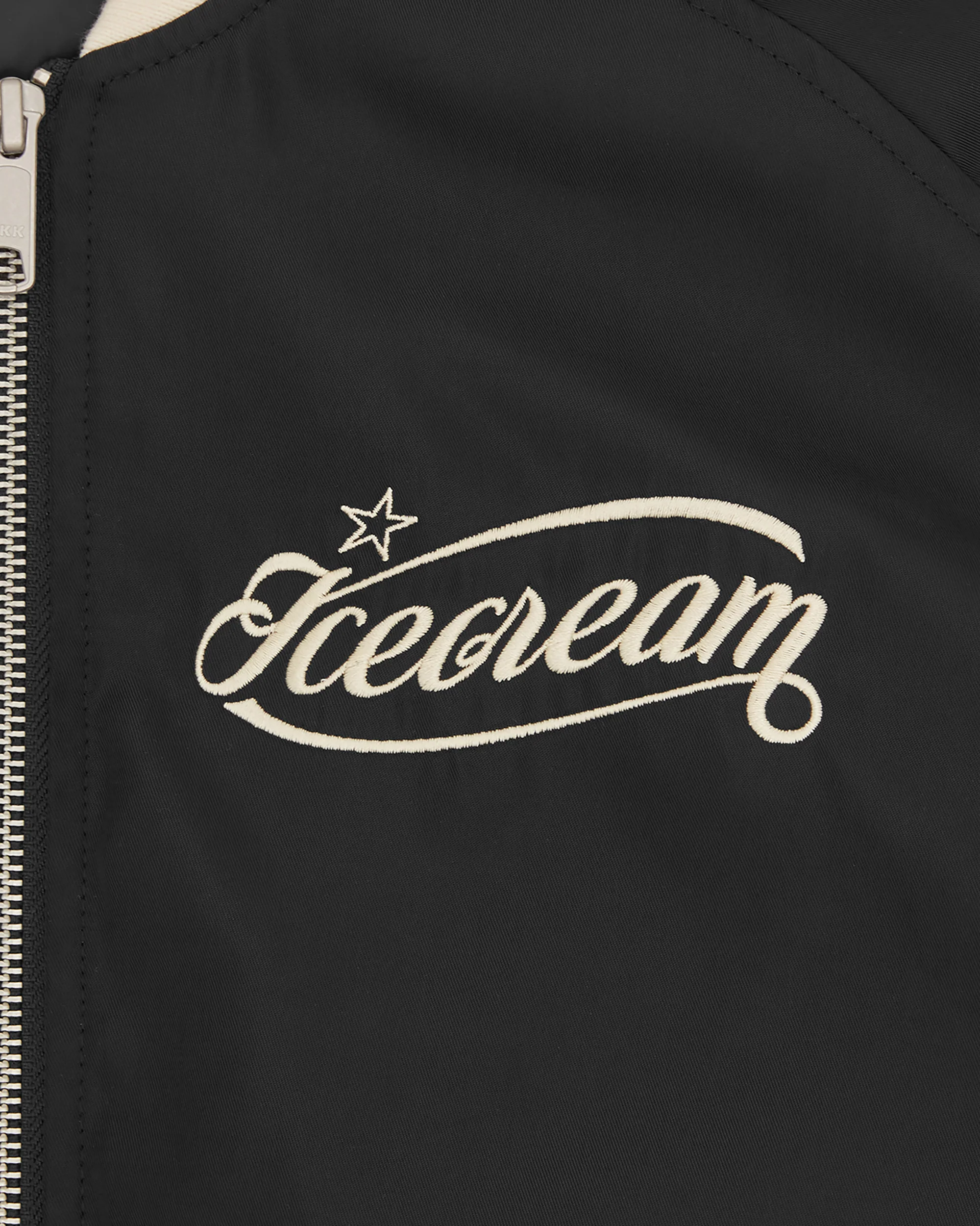 Running Dog Satin Bomber Jacket - Image 5