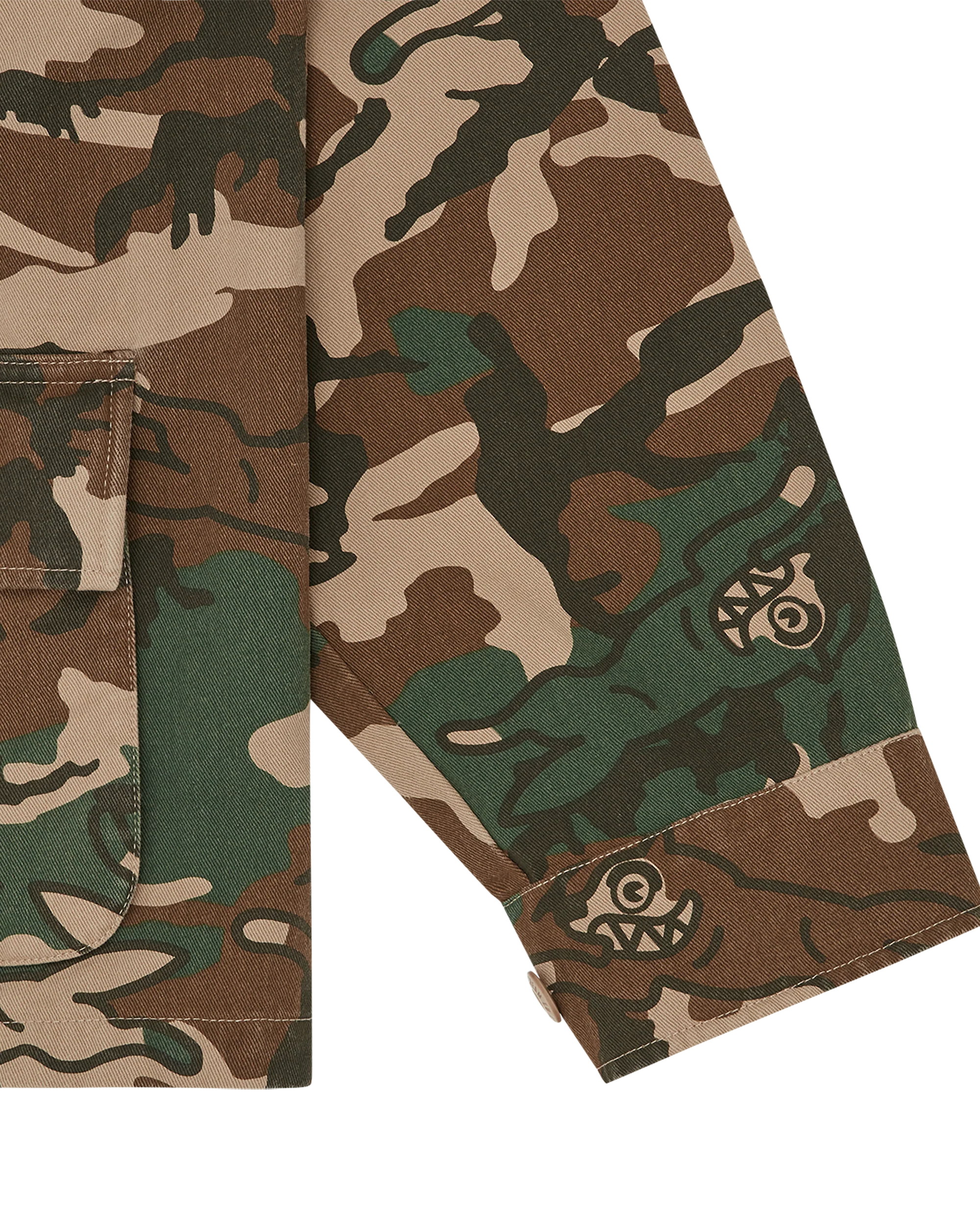 Running Dog Woodland Camo Field Jacket - Image 7