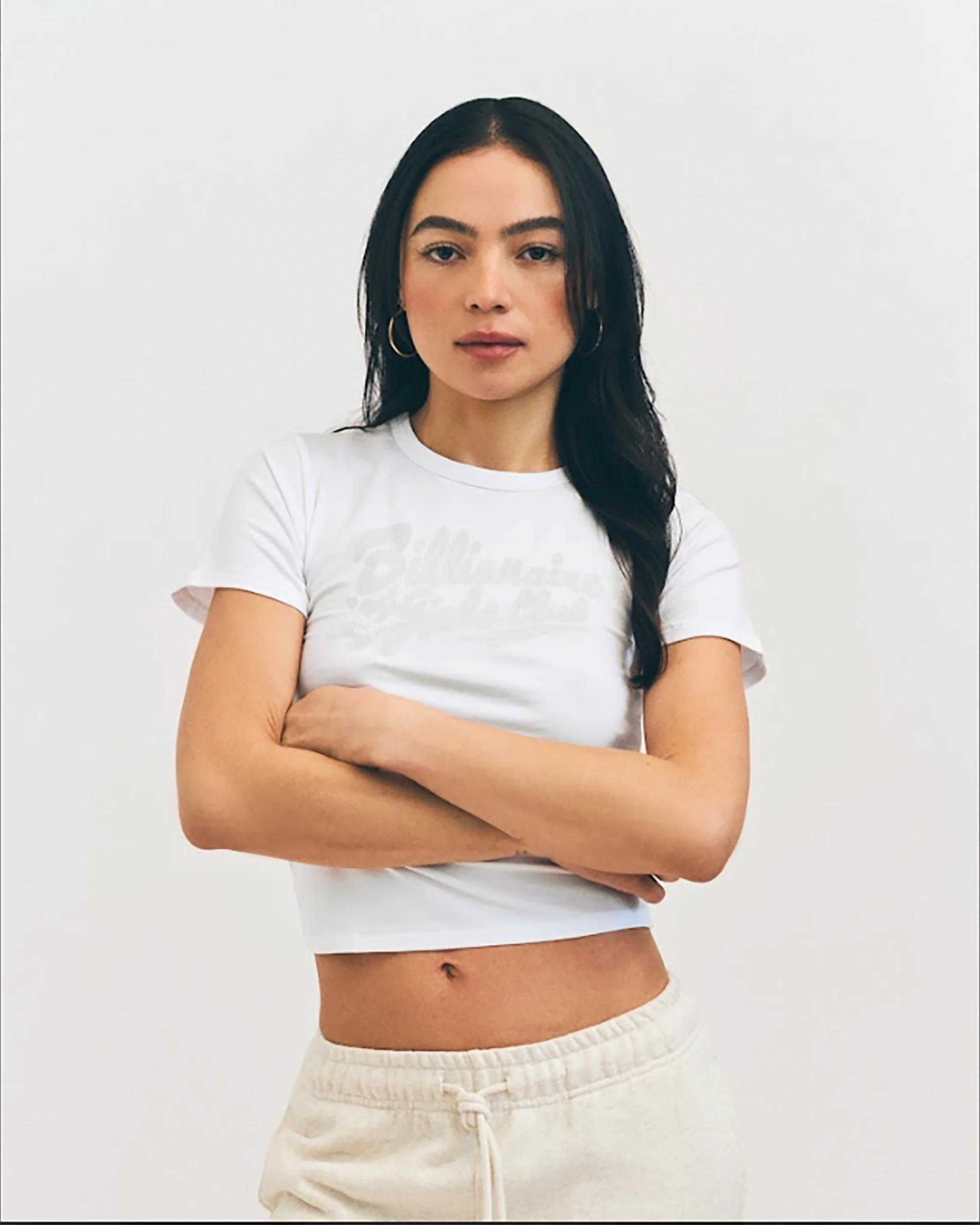 Womens Script Chaser Baby Tee - Image 2