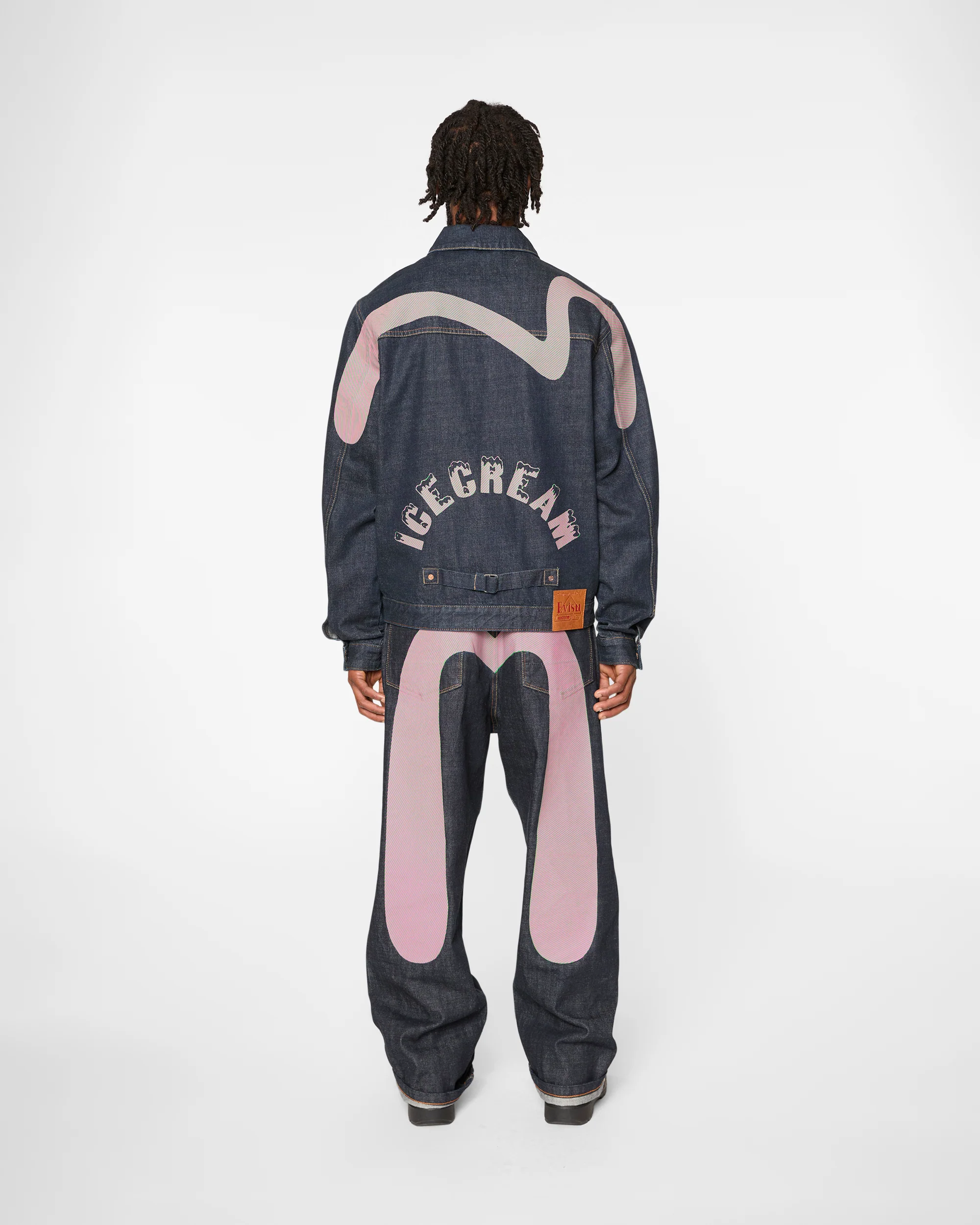 Seagull Print & Emb. Denim Jacket - Image 4