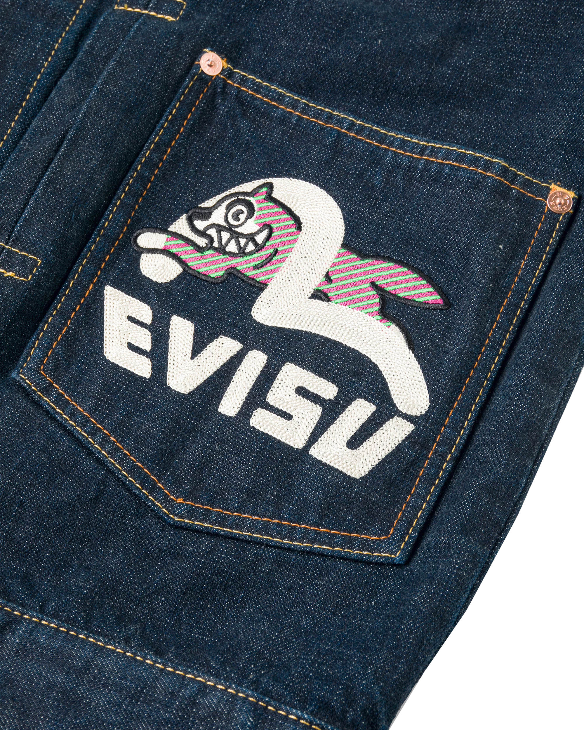 Seagull Print & Emb. Denim Jacket - Image 6