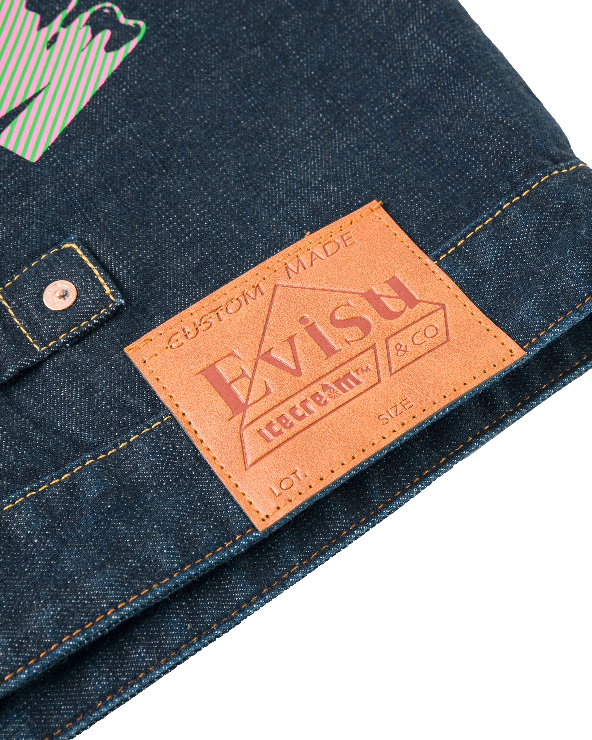 Seagull Print & Emb. Denim Jacket - Image 8