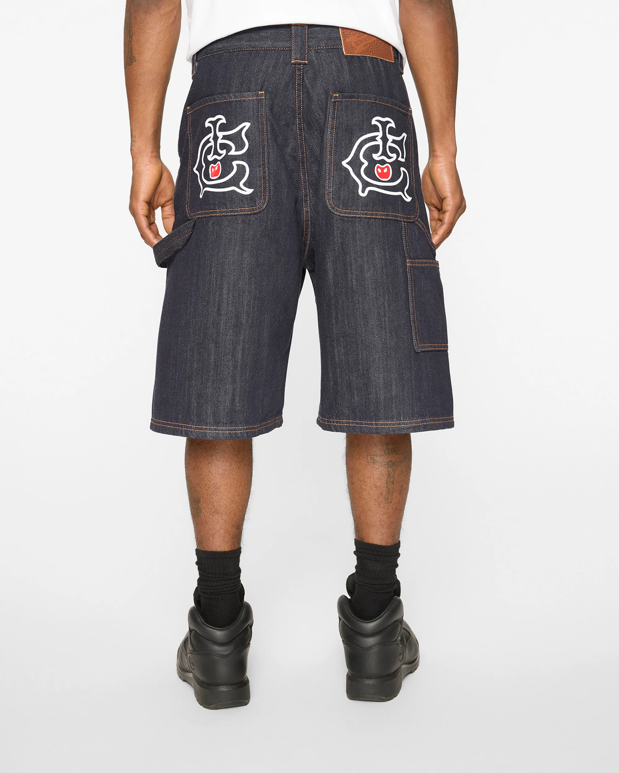 Selvedge Running Dog Denim Carpenter Short - Image 4