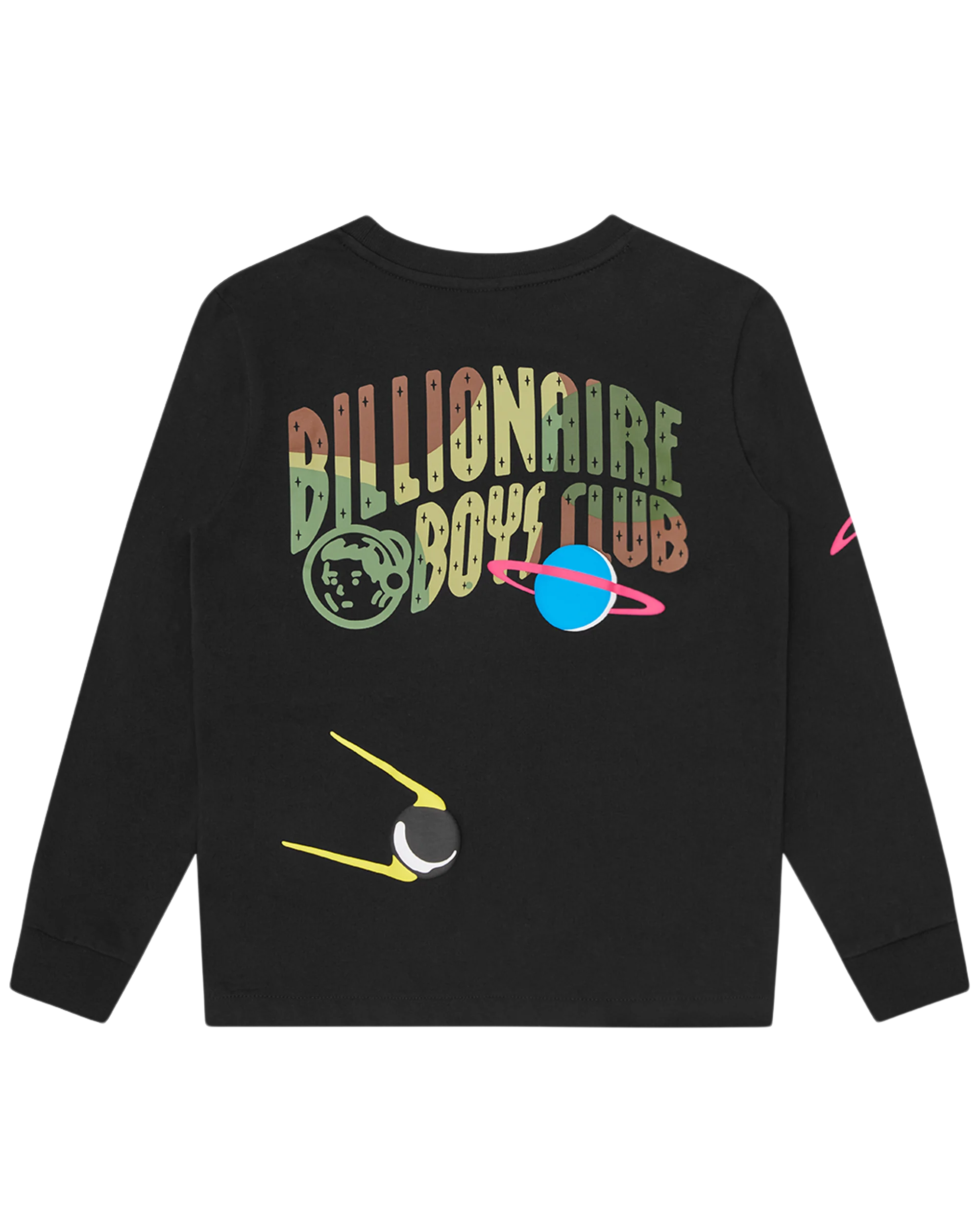 Kids Space Camo LS T-Shirt - Image 2