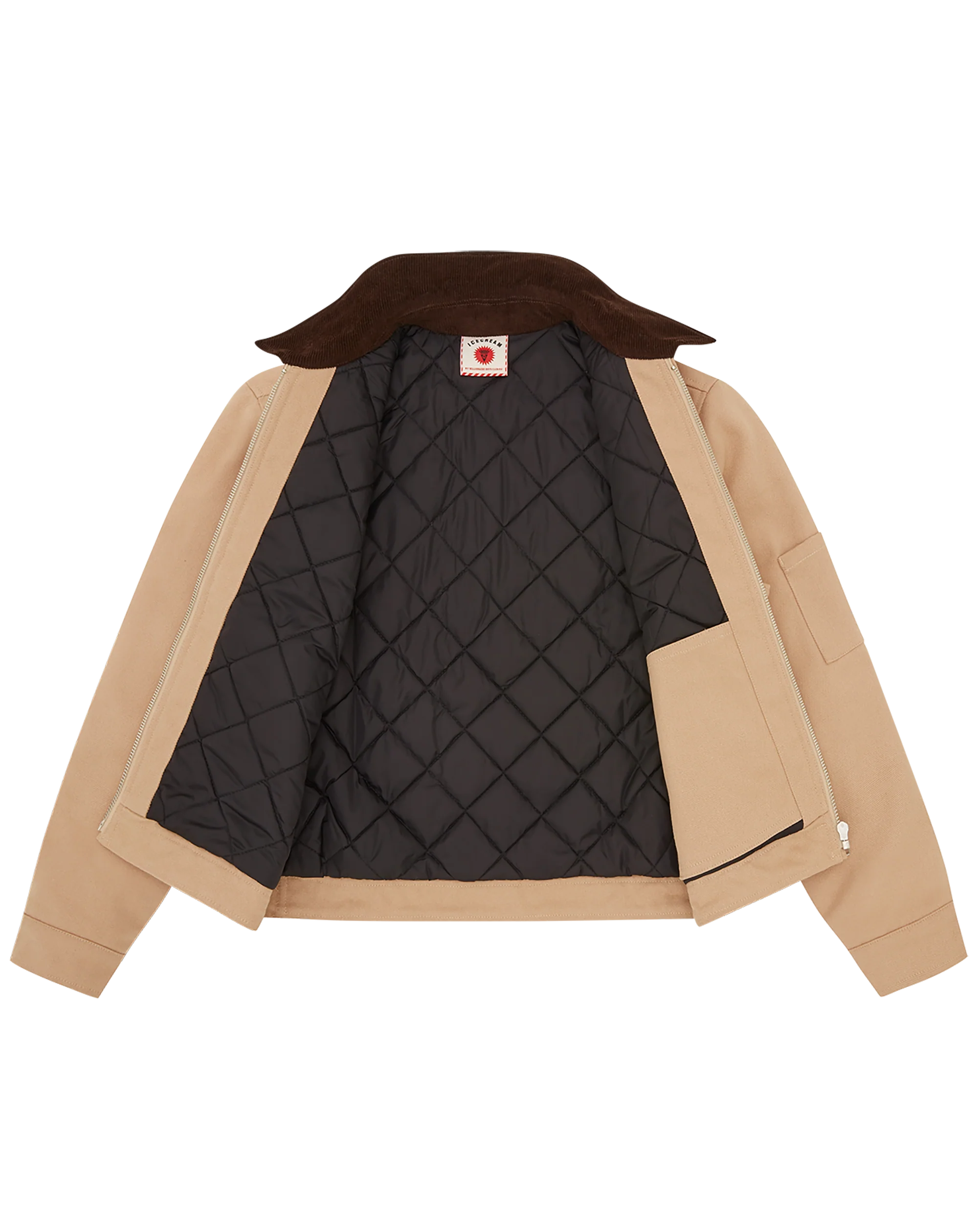 Womens Team IC Cropped Work Jacket - Image 4