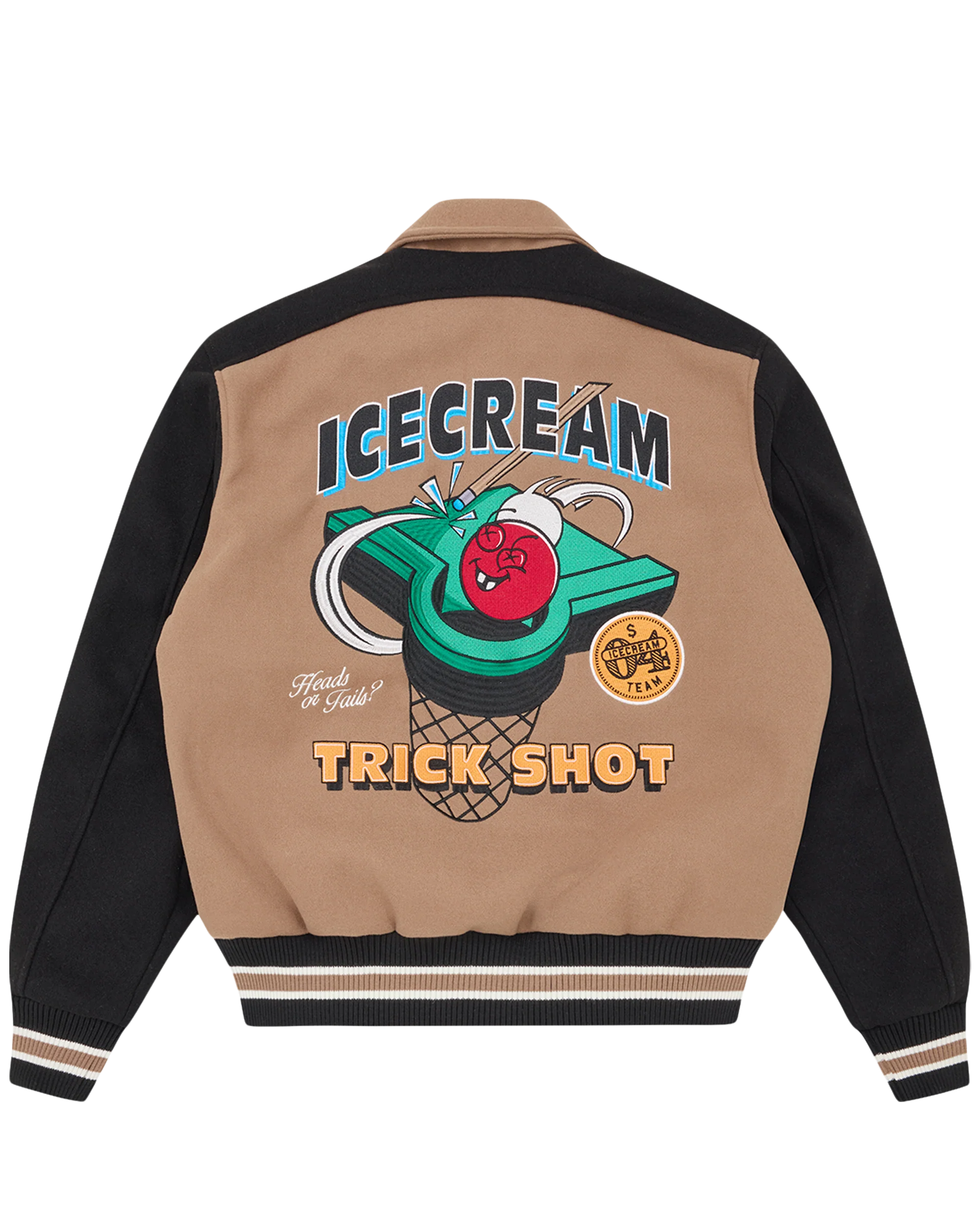 Trick Shot Collared Varsity Jacket - Image 2
